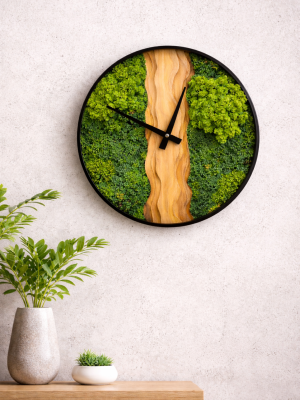 Emerald Wood Clock