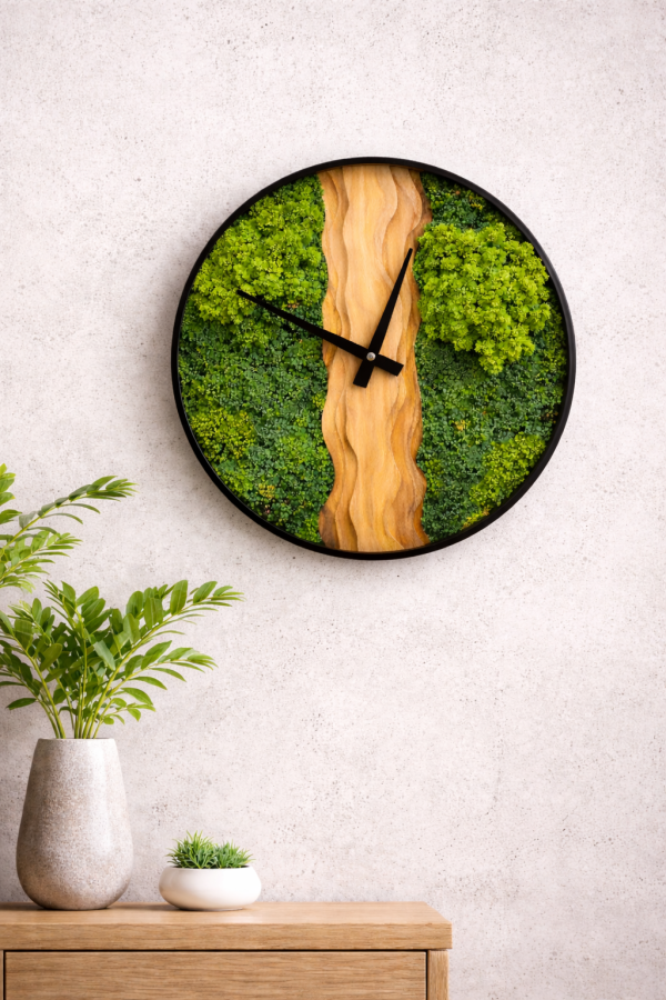 Emerald Wood Clock
