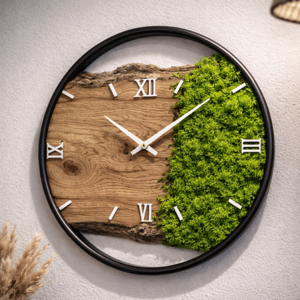 Woodland Moss Clock