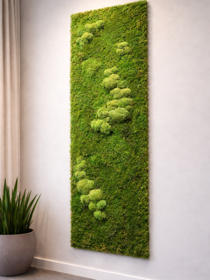 Prírodná vertikálna dekorácia